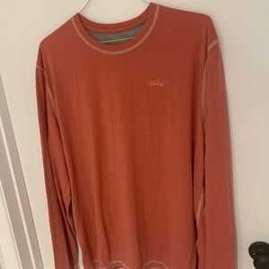 Long sleeve Orvis Trout Bum Shirt- Salmonish Color